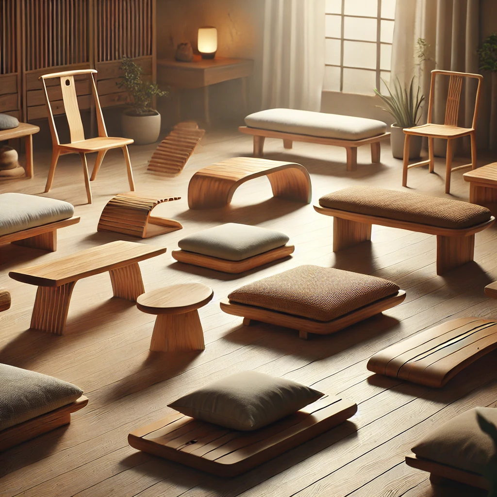 Les bancs de méditation